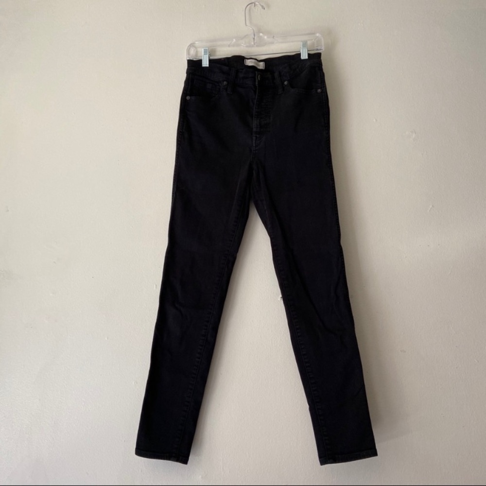 Madewell High-Rise Black Skinny Jeans